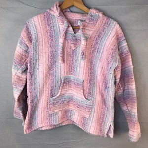 Artesanias Pink and purple hoodie sweater
